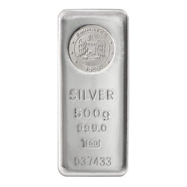 Silver Cast Bars 999 – 500 Gram